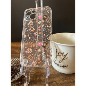 iPhone 13 Case Coffee Lover Barista Phone Clear Gift